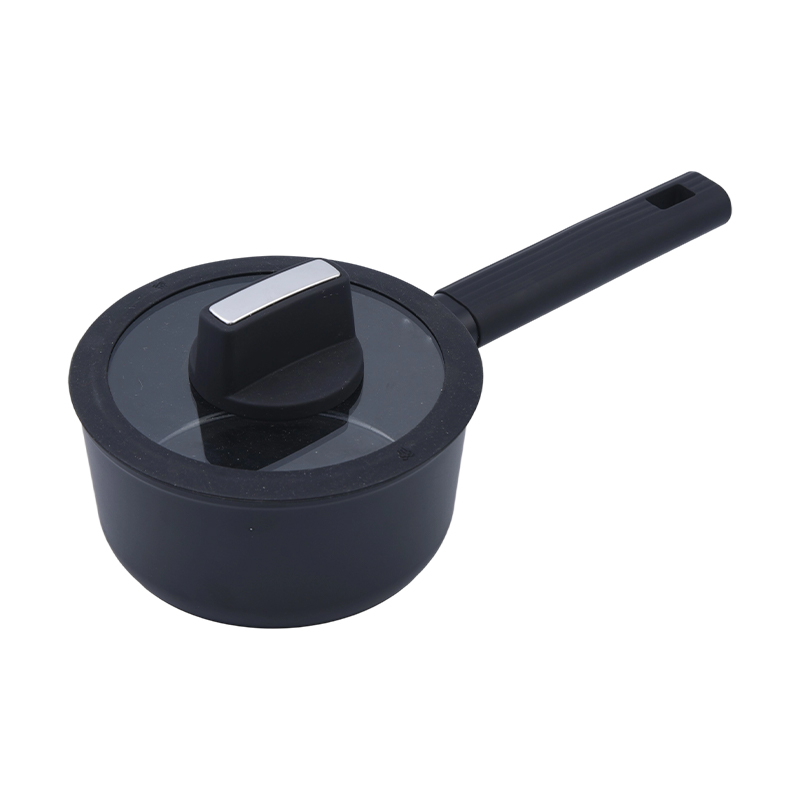 Forged Aluminum Sauce Pan with Black Ceramic