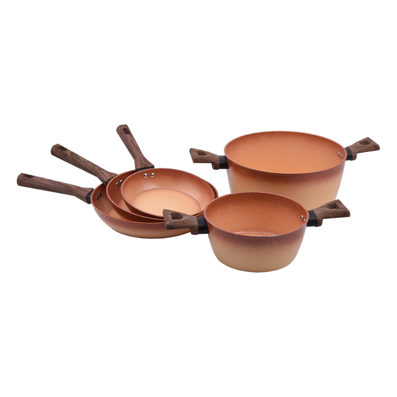 Forged Aluminum Cookware Set with Mars meteorite Ceramic Coating Forged Aluminum Cookware Set with Mars meteorite Ceramic Coating