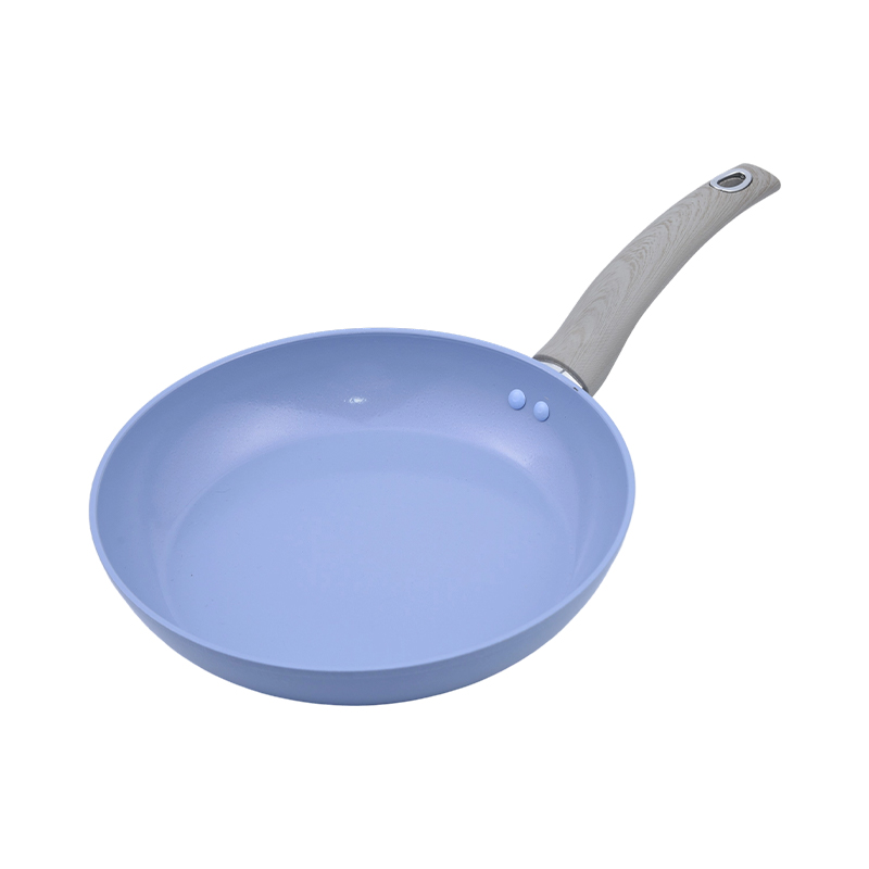 Forged Aluminum Cookware Set with Fresh Blue Ceramic Coating