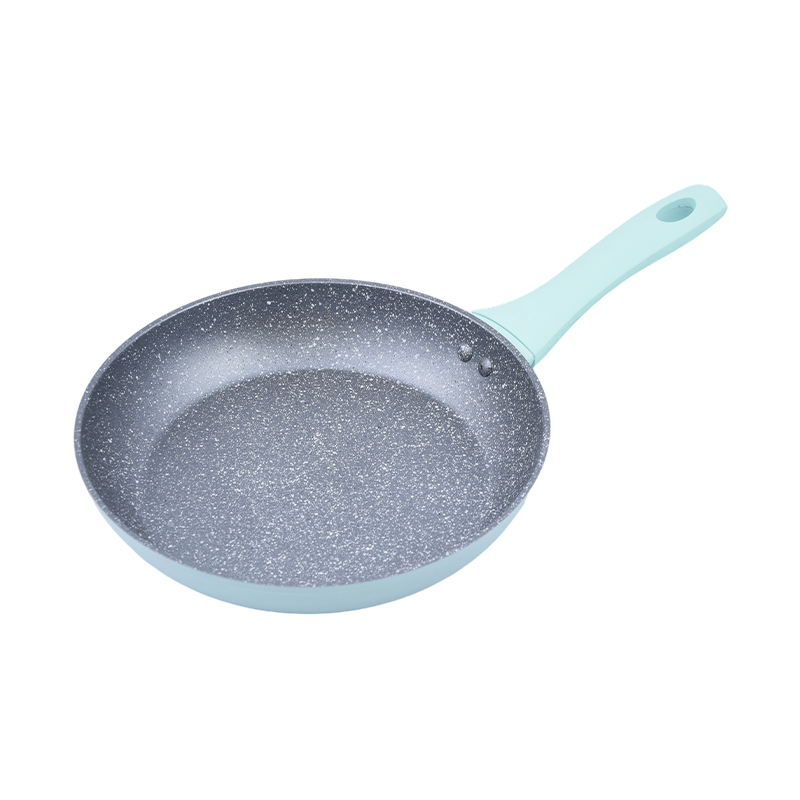 Forged Aluminum Fry Pan Grey Marble