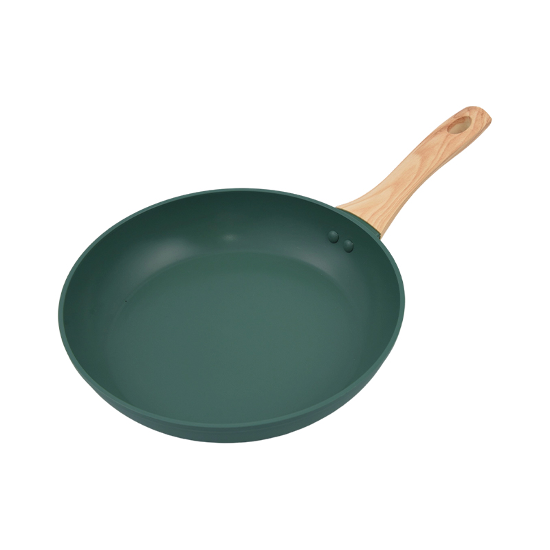 Forged Aluminum Cookware Set with Forest Green Nonstick Coating